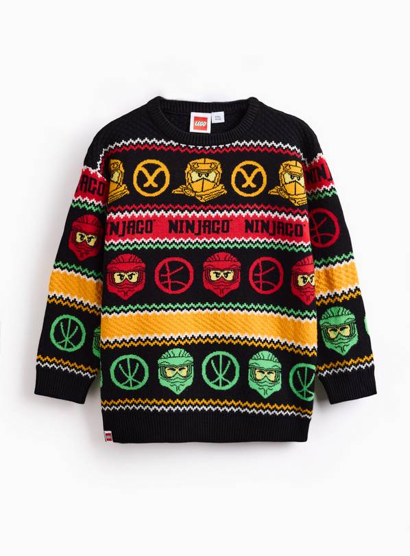 Ninjago Christmas Character Print Jumper 9 years